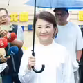 台中下雨！盧秀燕投票前突然做了這事