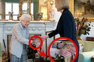 女王生前最後亮相「手背有大片瘀青」　民眾心疼96歲還上工：打點滴造成