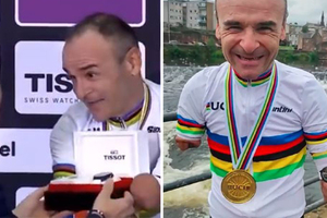 無臂自行車手奪世界冠軍　獎品竟是「一支手錶」