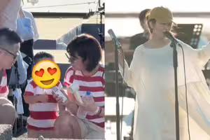 田馥甄今開唱！Selina帶小腰果搶看 穿親子裝超萌不藏了