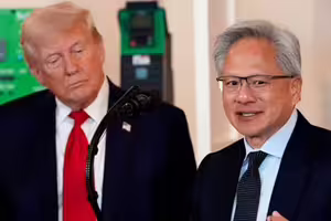 《紐時》:川普告訴黃仁勳 習近平談台灣就「呼吸沉重」 《紐時》:川普告訴黃仁勳 習近平談台灣就「呼吸沉重」
