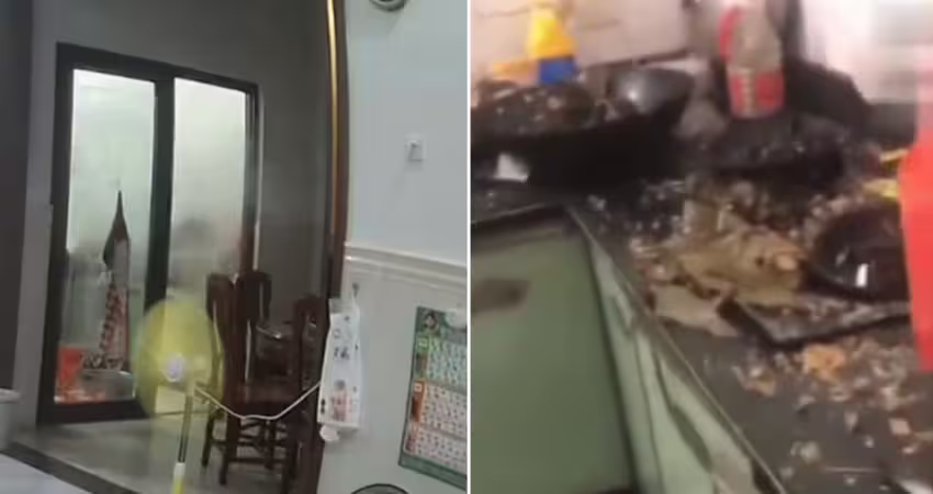 她用壓力鍋煮粽子　突爆炸廚房遭炸毀