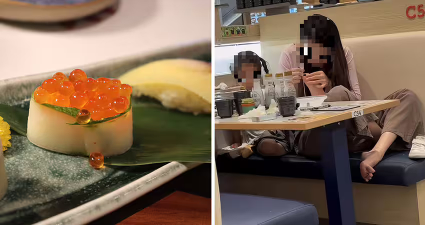 在壽司店幫女兒剪指甲　皮屑飛到醬油瓶