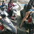 連褲子都不穿了？台灣街頭驚現短裙女騎士大方露粉紅 網友讃：好鮮啊