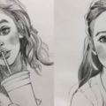 寥寥幾筆畫出靈動美女，鉛筆素描賞析