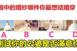 圖中的婚紗哪件你最想結婚穿？測試你的公婆是否滿意你