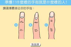 什麼樣的手指就代表什麼樣的人~很准哦！！！
