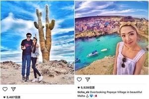 空姐世界旅遊照「P圖技巧太差」慘被抓包，網友笑翻但「粉絲暴增16萬」！