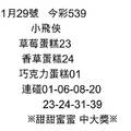 1/29今彩539小飛俠>>參考看