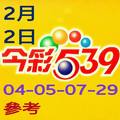 2/2今彩539