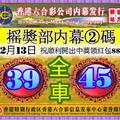 2/13香港六合彩專車>>>>2中1參考看看祝大家今年賺大錢