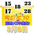 3/8今彩539參考看