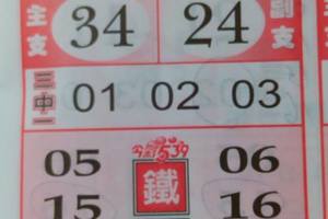 1/7今彩539>>參考看看