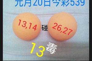 1/20今彩539參考~~