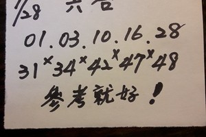 1/28六合彩>>>參考就好