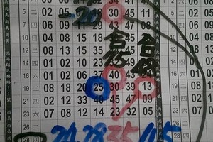 1/28六合彩>>版路>>參考看看