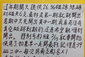 2/11六合彩參考看>>>>祝大家發財