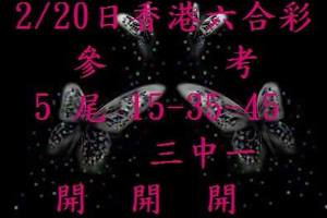 2/20香港六合彩>>參考看看祝中頭獎