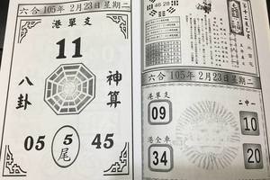 2/23香港六合彩參考看