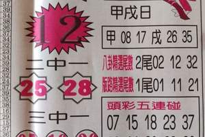 2/22今彩539>>>台北鐵報參考就好