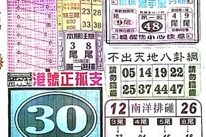 2/27 中國新聞報-六合彩參考