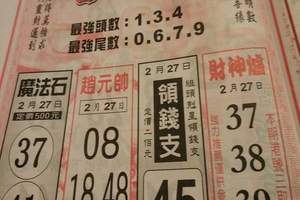 2/27 雷公神-六合彩參考
