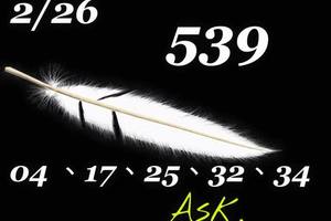 2/26今彩539參考看看