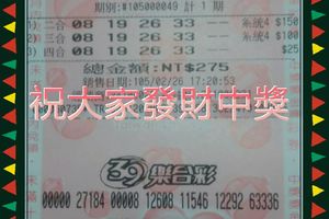 2/26今彩539參考看