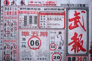 3/1武報>>>六合彩參考看