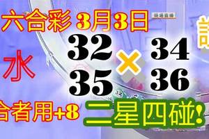 3/3六合彩參考看>>無絕對