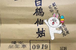 3/5 白鶴仙姑-六合彩參考