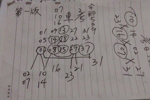 3/5今彩539參考看+版路參考