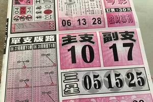 3/5今彩539參考看