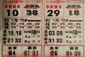 3/9今彩539參考看