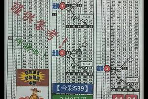 3/9今彩539參考看>>>版路參考看看>>>>祝大家今晚領紅包