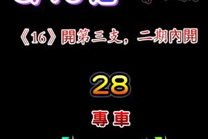 3/10六合彩參考看看>>>座車28>>>祝大家今晚中車車