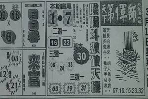 3/15今彩539參考看>>>>祝大家今晚中頭獎