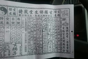 3/17玄陽保生堂>>>>六合彩參考