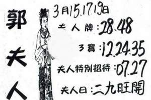 3/17郭夫人>>>>六合彩參考