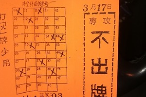 3/17 專攻不出牌>>>>六合彩參考