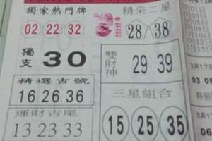 3/18今彩539>>福氣539>>黑鷹彩報>>台北鐵報>>公益彩報