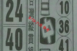 3/19台灣縱貫線3中1>>>>六合彩參考看