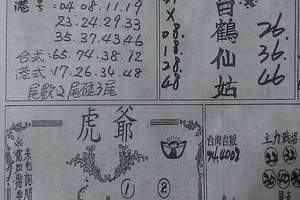 3/19真晨報>>>六合彩參考看