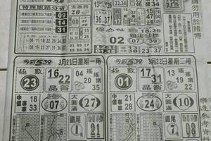 3/22圓報大樂透參考看