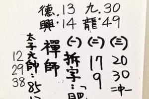 3/24聖和宮>>>>六合彩參考看