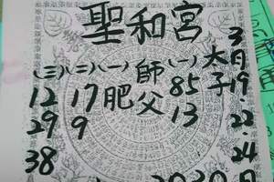 3/24聖和宮~六合彩參考