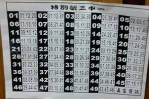 3/24特別號三中一>>>六合彩參考看