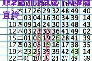 3/24六合彩版路參考看看