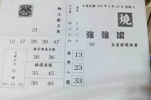 3/24獅王獻吉數>>>六合彩參考看