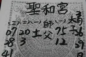 3/29聖和宮~六合彩參考看